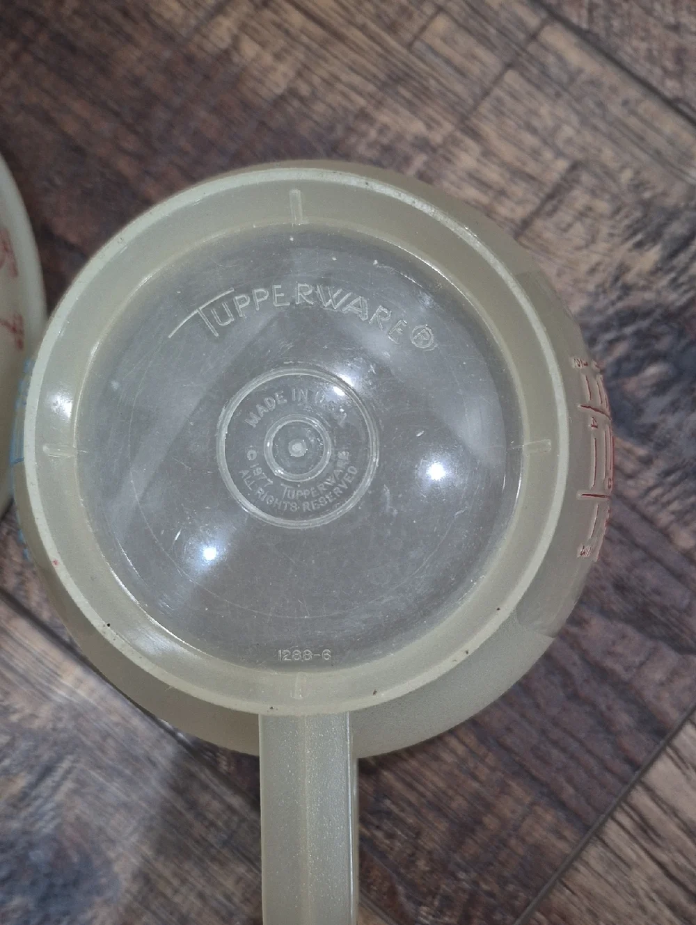 Vintage Tupperware Liquid Measurements Set Cottagecore Grandmacore